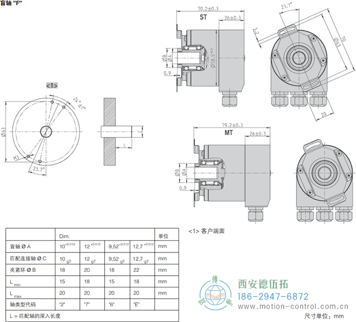 AC58-SSI-P光電絕對值通用編碼器(盲軸F) - 西安德伍拓自動化傳動系統(tǒng)有限公司